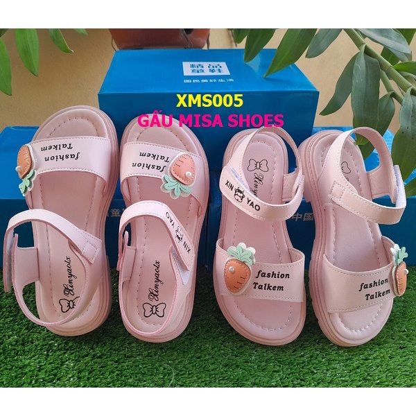 ❤️Sandal Bé Gái 2-8 Tuổi Siêu Nhẹ Đế Chống Trơn Trượt Phong Cách Hàn Quốc XMS005