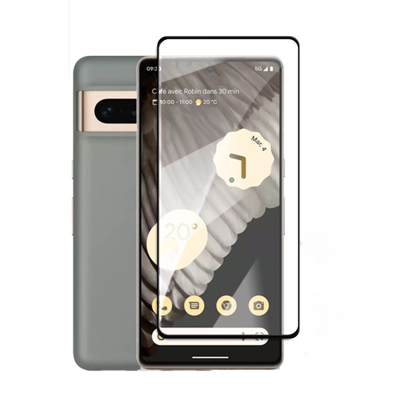 Kính Cường Lực Bảo Vệ Toàn Màn Hình Viền Cong Cho Google Pixel 7 Pro 6 6A 5 5a 2 3 3a 4 XL 4a 5G