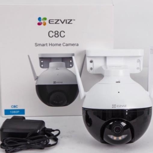 Camera không dây wifi ngoài trời Ezviz C8C chống nước độ nét full HD 2MP xoay 360 ghi âm có hồng ngoại báo động