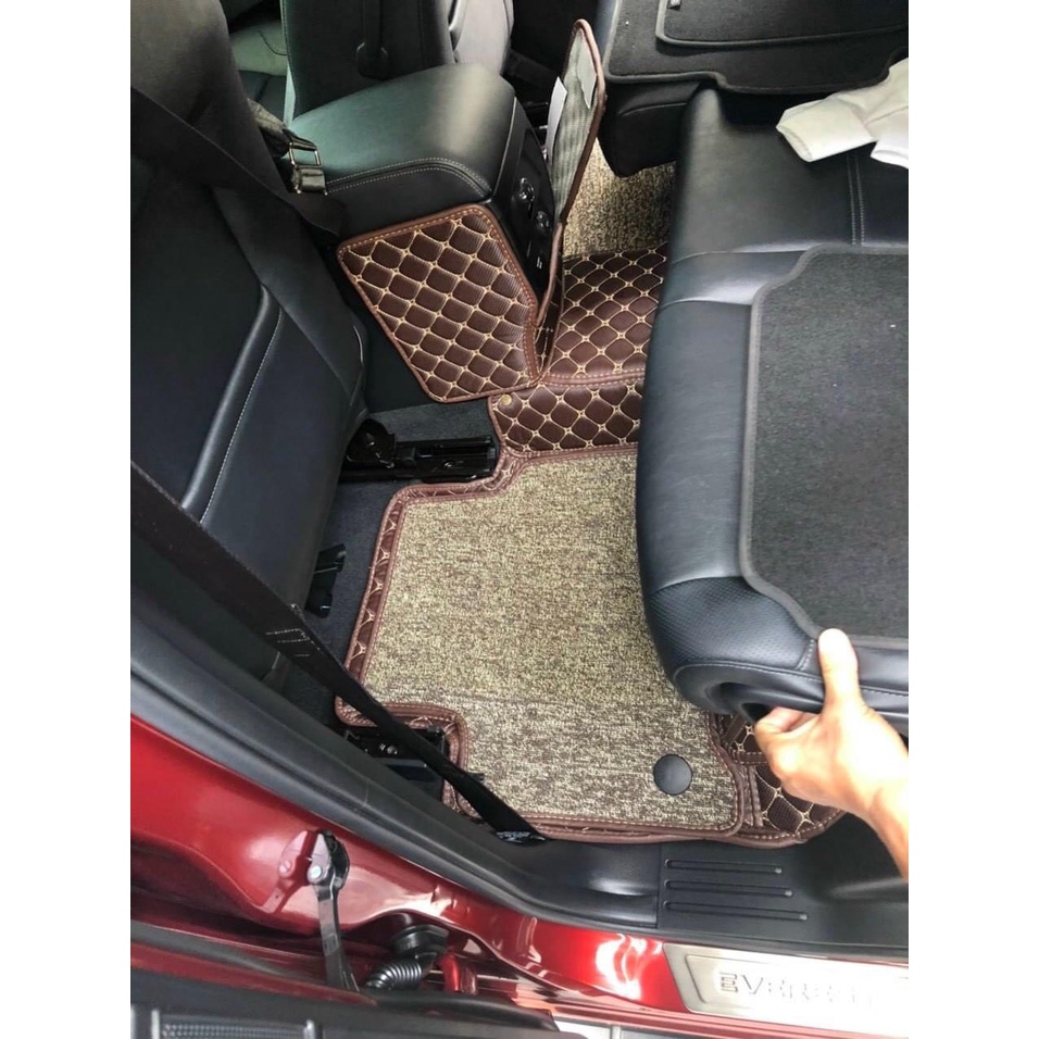 Thảm lót sàn, trải sàn ô tô 6d Ford Everest 2023cao cấp, không mùi