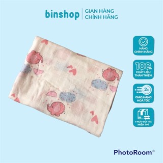 Khăn xô 6 lớp, khăn aden chất liệu xô organic mềm mại Bin Shop