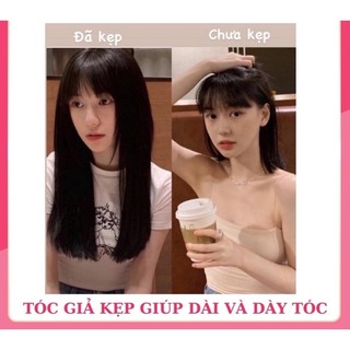 TÓC giả kẹp thẳng dải 6 phím, mã A10
