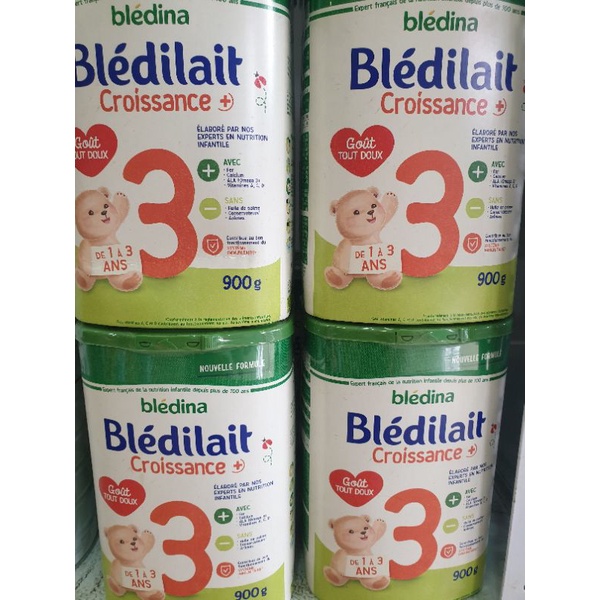 Sữa bột Bledilait Bledina Pháp số  2. 3 trọng lượng 900g date 2024 mẫu mới .