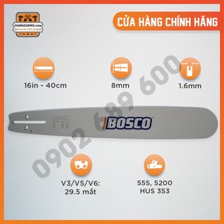 Lam máy cưa xích bosco các loại 4 tấc 5 tấc 6 tấc