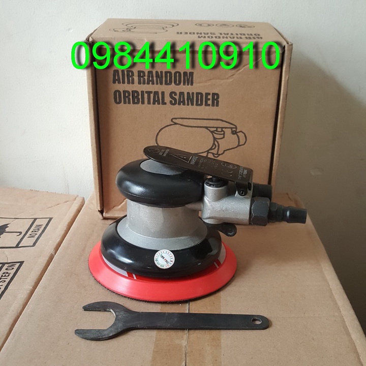 MÁY CHÀ NHÁM HƠI 5'' RHINNO 125MM_ Tặng kèm dây xoắn 6 mét.