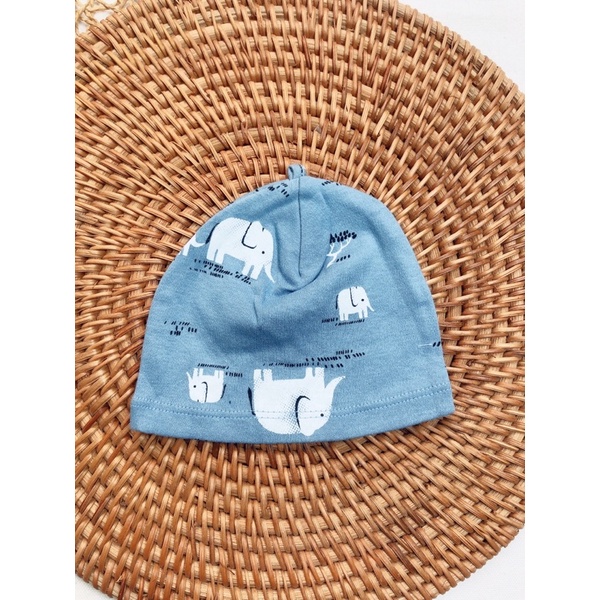 Mũ cotton 100% mềm mịn bé trai bé gái