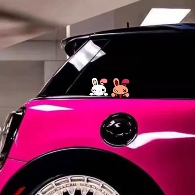 Bộ 5 Miếng Dán Phản Quang Chống Thấm Nước Hình Thỏ May Mắn Mừng Năm Mới 2023