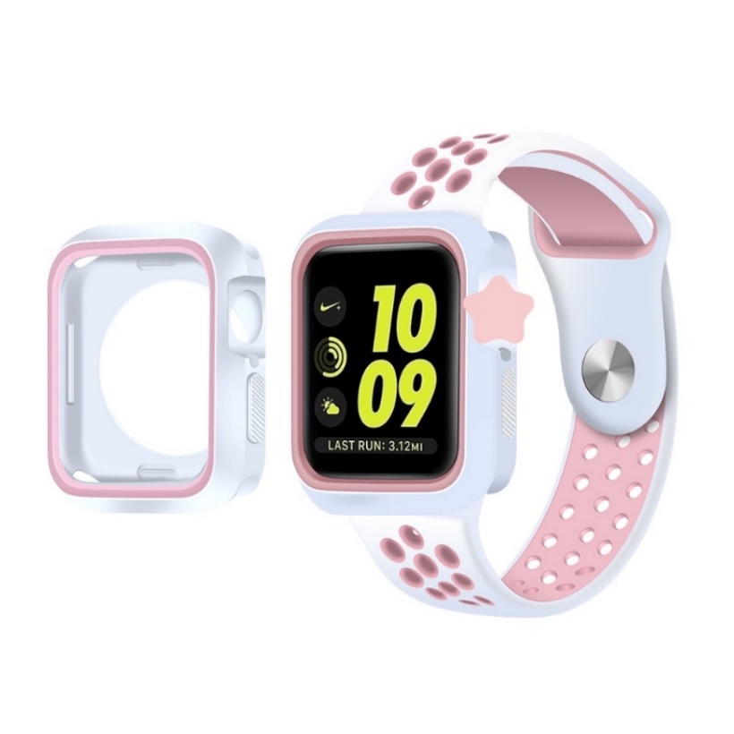 Ốp Bảo Vệ Bằng Silicone Dành Cho Apple Watch Ultra 8 SE 7 49MM 45MM 44MM 42MM iWatch series 38MM 40MM 41MM 5 4 3 2 1