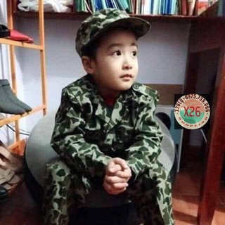 Bộ quần áo răn ri đặc công trẻ em