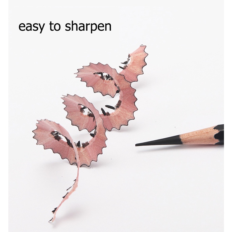 Bộ 12 bút chì gỗ 2H-8B chất lượng cao