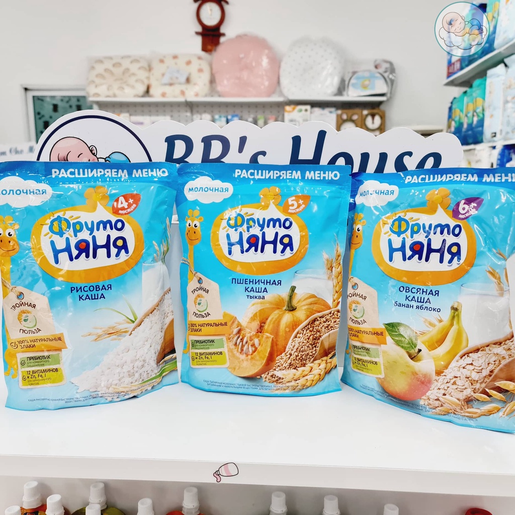 Bột ăn dặm Fruto Nga gói 200g