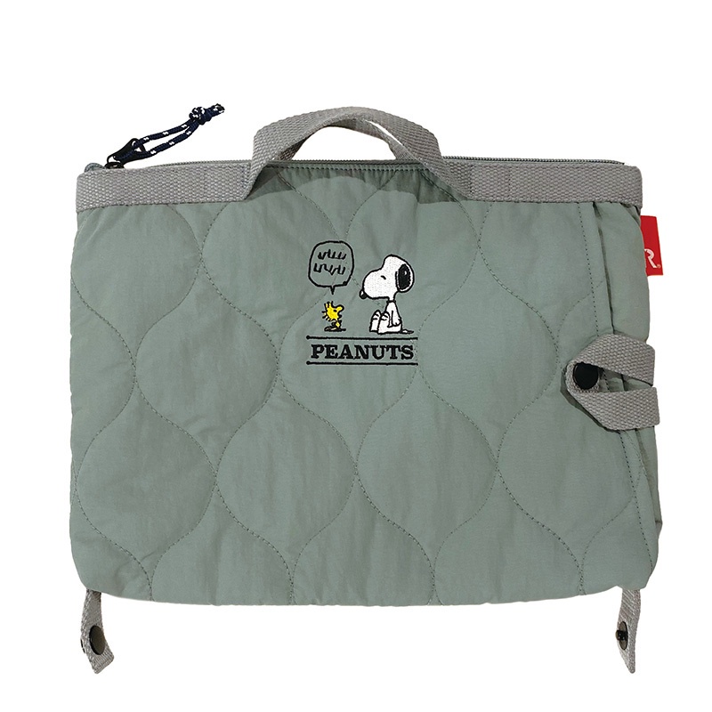 Túi Xách Cotton Cỡ Lớn Thêu Họa Tiết Hoạt Hình Snoopy Dễ Thương Cho Nam Và Nữ