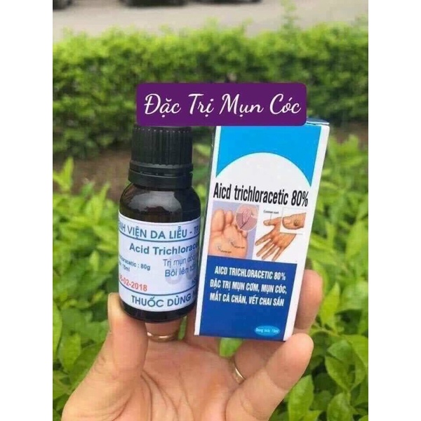 Chấm mụn cơm mụn cóc mắt cá viện da liễu TƯ