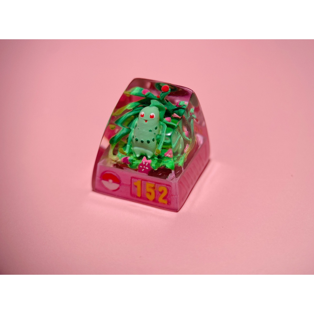 Chikorita Keycap resin pokemon - nút bàn phím cơ - artisan