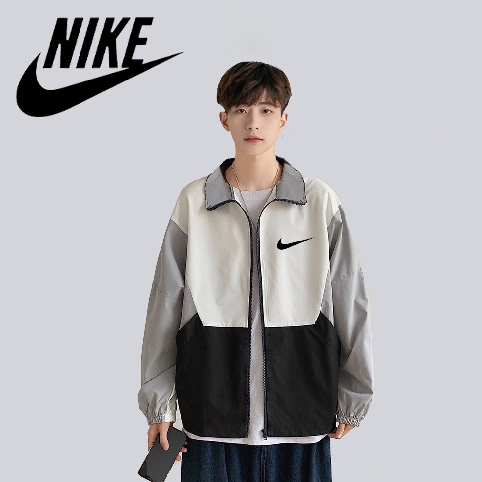 Áo Khoác gió Nike Chính Hãng cao cấp vải 2 lớp, áo Khoác dù nike jacket nike swoosh vintage nam nữ