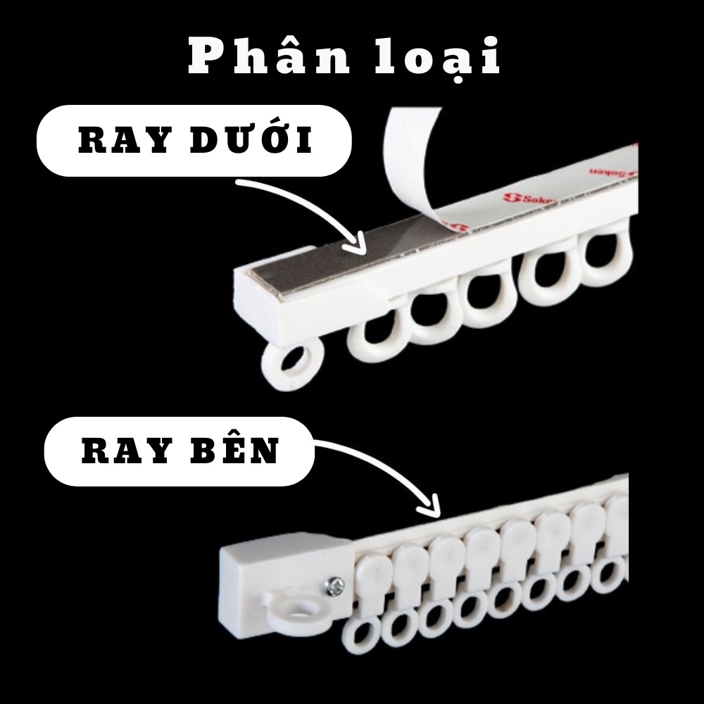 Thanh treo rèm dán tường chịu lực, không cần khoan tường , Ray trượt đa năng kích thước tuỳ chỉnh tiện lợi treo rèm cửa | BigBuy360 - bigbuy360.vn