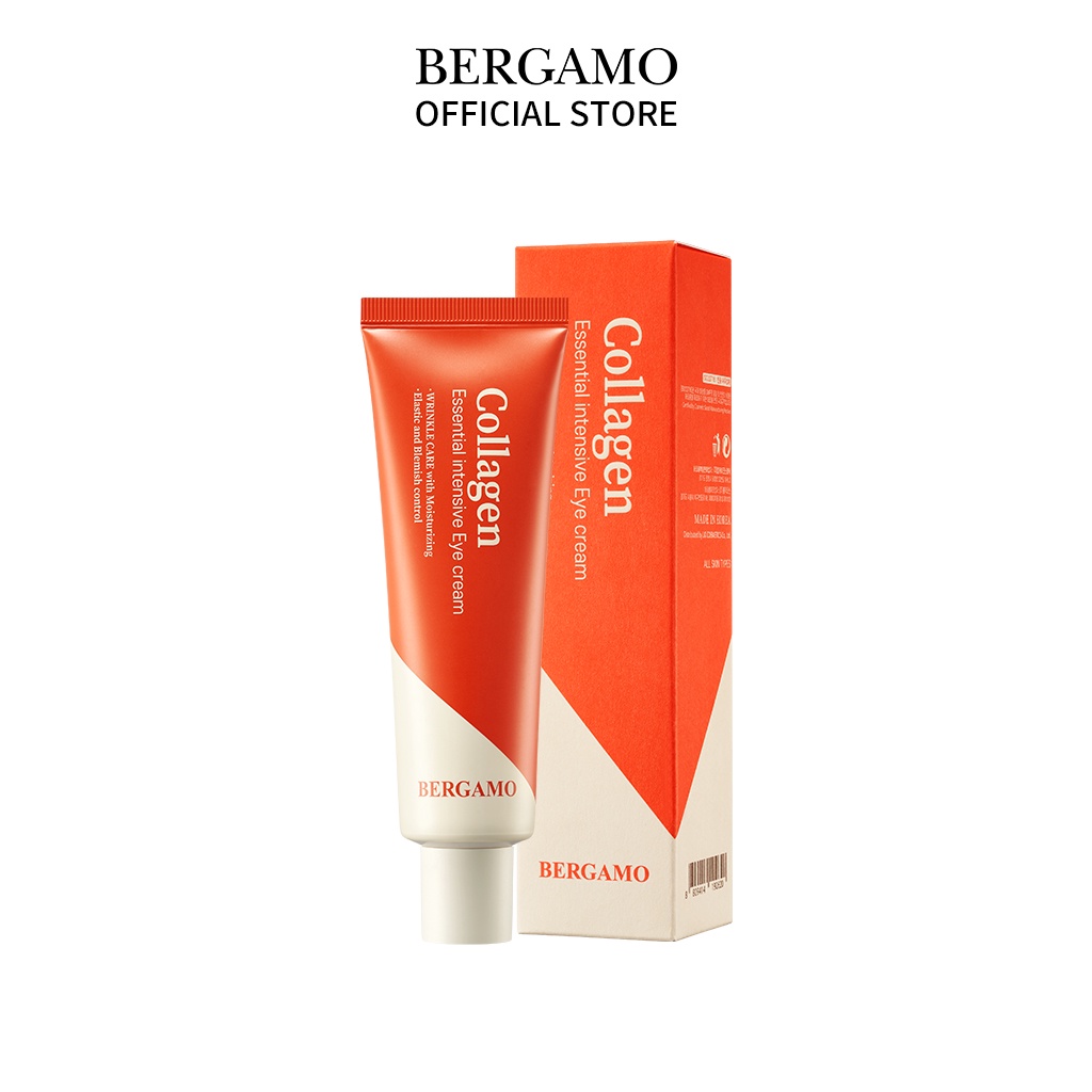 Kem dưỡng da vùng mắt Bergamo Essential Intensive tinh chất collagen đàn hồi da 100g