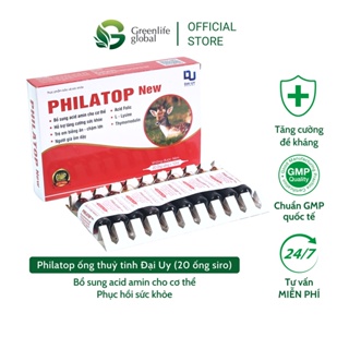 Philatop New ống thủy tinh Đại Uy chính hãng cho trẻ biếng ăn, chậm lớn