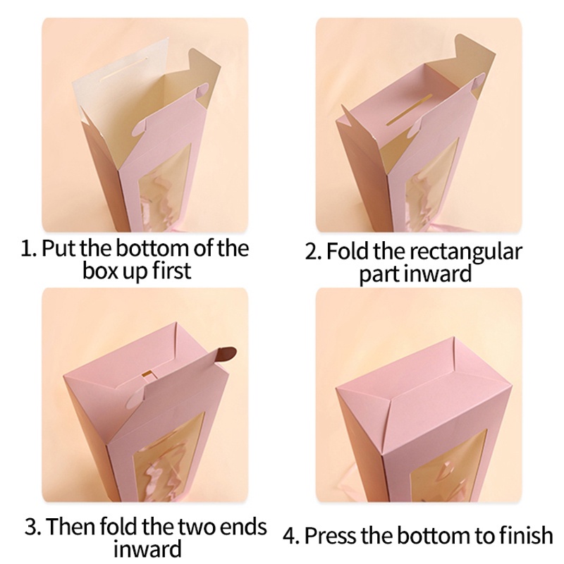 Túi Đựng Quà Trong Suốt Họa Tiết Hoa Xinh Xắn