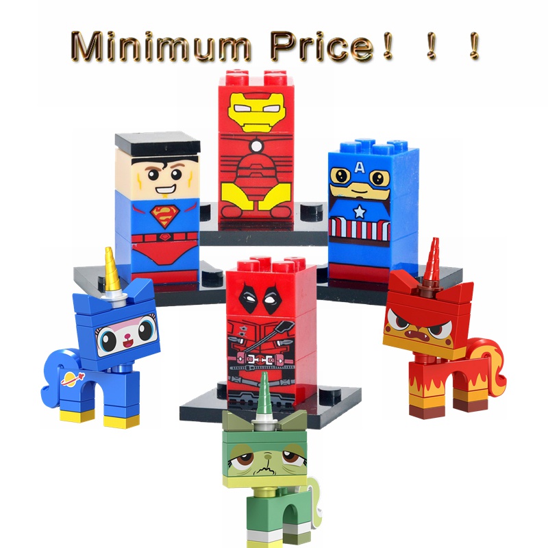 Bộ Đồ Chơi Lắp Ráp Mô Hình Nhân Vật Phim Giáo Dục Cho Bé DIY