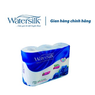Giấy vệ sinh watersilk 6 cuộn 35m có lõi