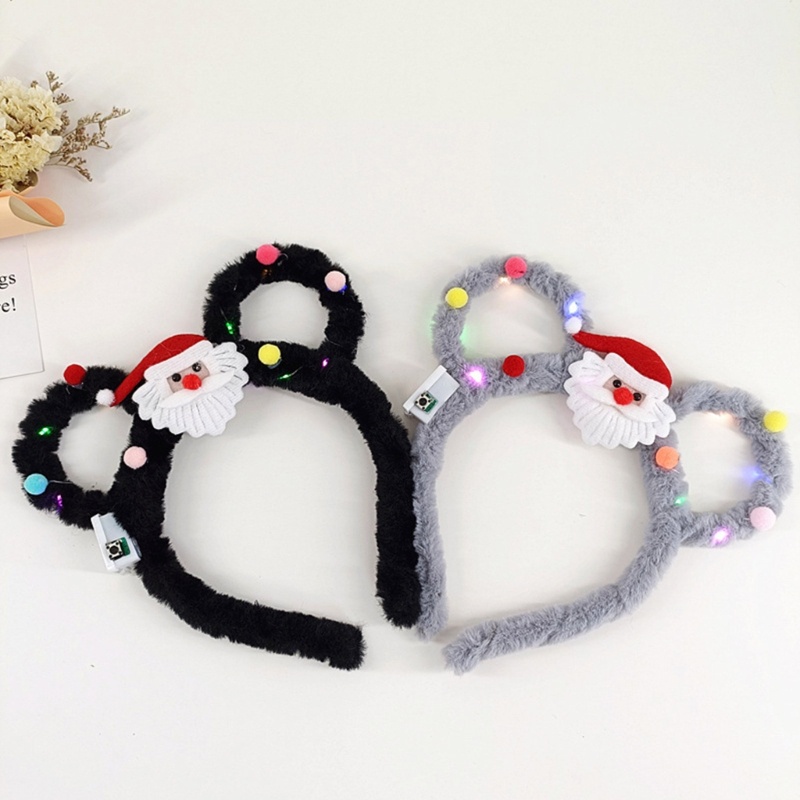 Băng Đô Cài Tóc Hình Tai Gấu Nhiều Màu Sắc