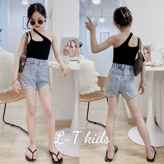 Áo Lệch Vai Dành Cho Bé Gái