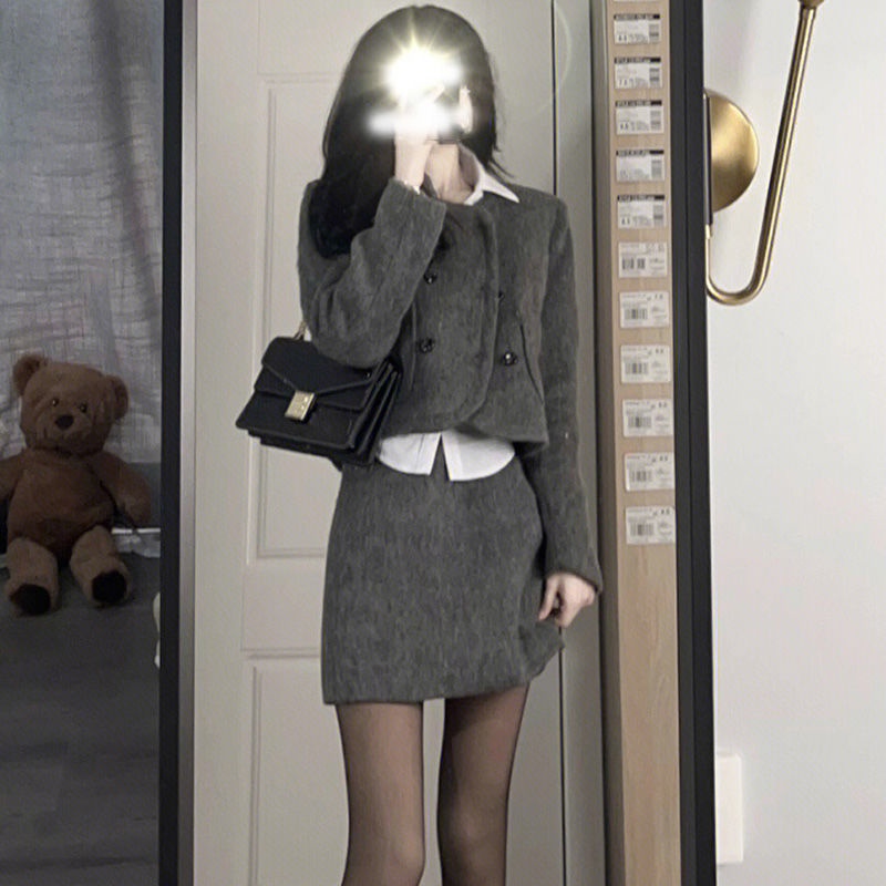 Áo Khoác Vest Len Cao Cấp Phong Cách Mới 2023 Thời Trang Mùa Thu Dành Cho Nữ