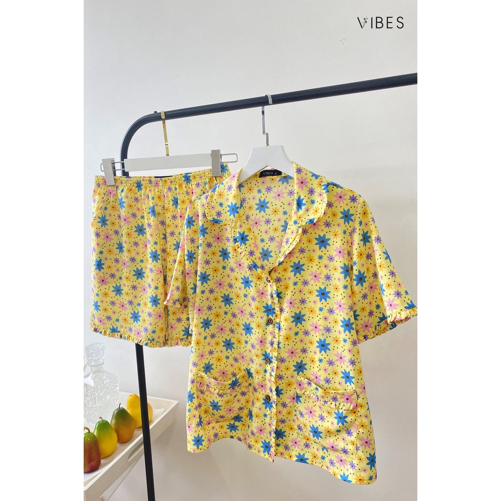[Out of stock] VIBES Đồ bộ Pijama ngắn Stars Py Set