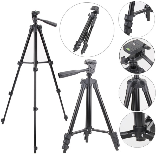 Tripod 3388 xoay 360 độ, chân Livestream, gậy quay tiktok,giá đỡ điện thoại