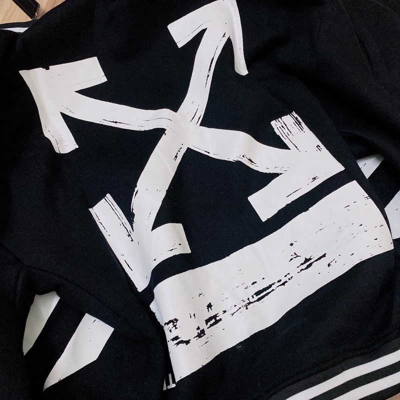 ÁO KHOÁC BOMBER OFF-WHITE