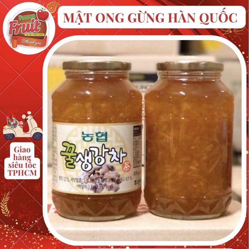 Mật ong gừng HQ&lt;chính hãng&gt;1kg date 2024 (Fruit &amp; Frozen Q3)