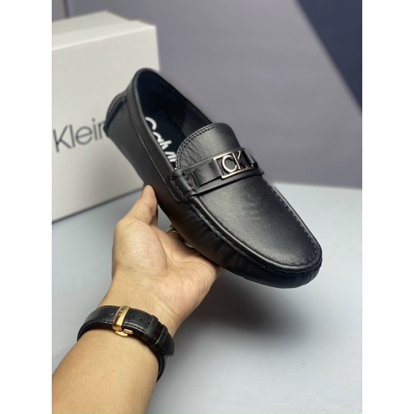 Giày Lười  Calvin Klein Fullbox Chính Hãng Đen