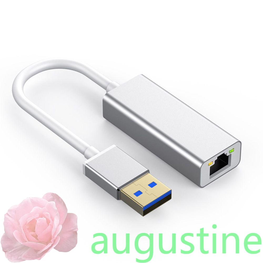 Cáp Mạng AUGUSTINE Chuyển Đổi USB Type C Sang RJ45 1000 Mbps RJ45 Lan 10 Cổng USB Chuyên Dụng