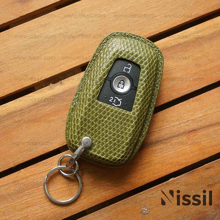 Bao da Ford Everest, Ranger, XLS - da kỳ đà - bao da chìa khoá ô tô