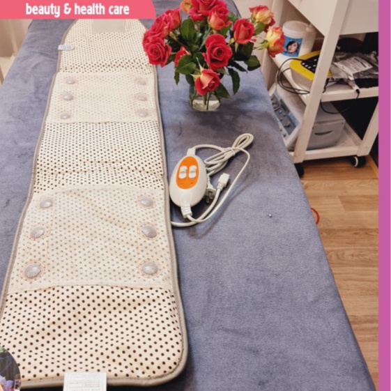 Đai Massage Giảm Mỡ Bụng. Đai Rung Quấn Nóng Hồng Ngoại Tan Mỡ Bụng