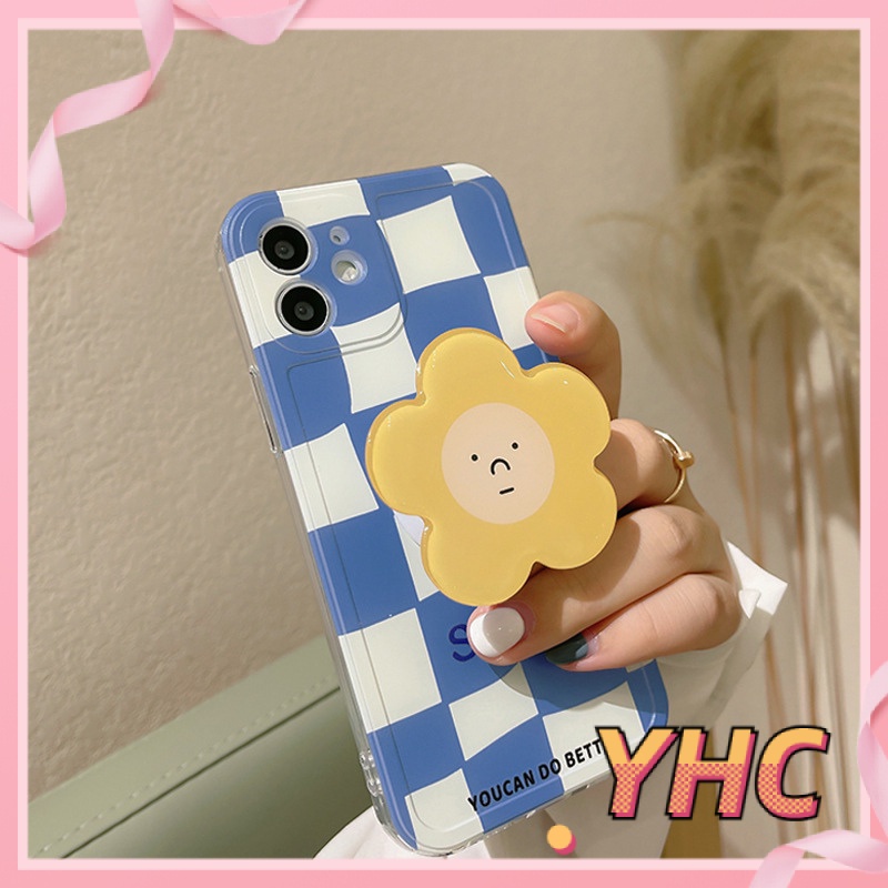 ốp iphone Họa Tiết Hoa Mặt Cười Gắn Giá Đỡ Iphone6 6splus 7 7plus 8 8plus XR X XS 11 12 Pro max Plus Promax max-774