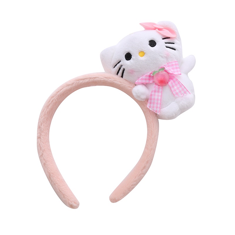 SANRIO Dây Cột Tóc Họa Tiết Hoạt Hình Kuromi Melody Melody Dễ Thương Cho Nữ