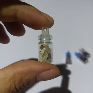 Lọ đá mini may mắn (Nút nhựa + Nút gỗ)