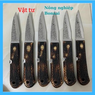 Dụng cụ chiết- ghép cây gấp gọn cán sừng lưỡi thép Nhật Bản