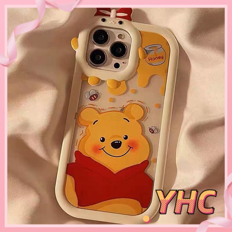 Ốp Điện Thoại Họa Tiết Hoạt Hình Gấu Pooh / Quái Vật Cho iPhone 14 12 11 pro XS Max XR X 6 6s 7 8 plus-5026