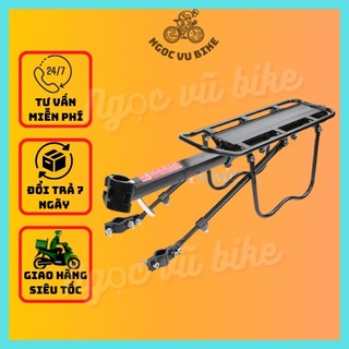 Giá đèo hàng giá chở hàng gác baga xe đạp chịu lực 50kg