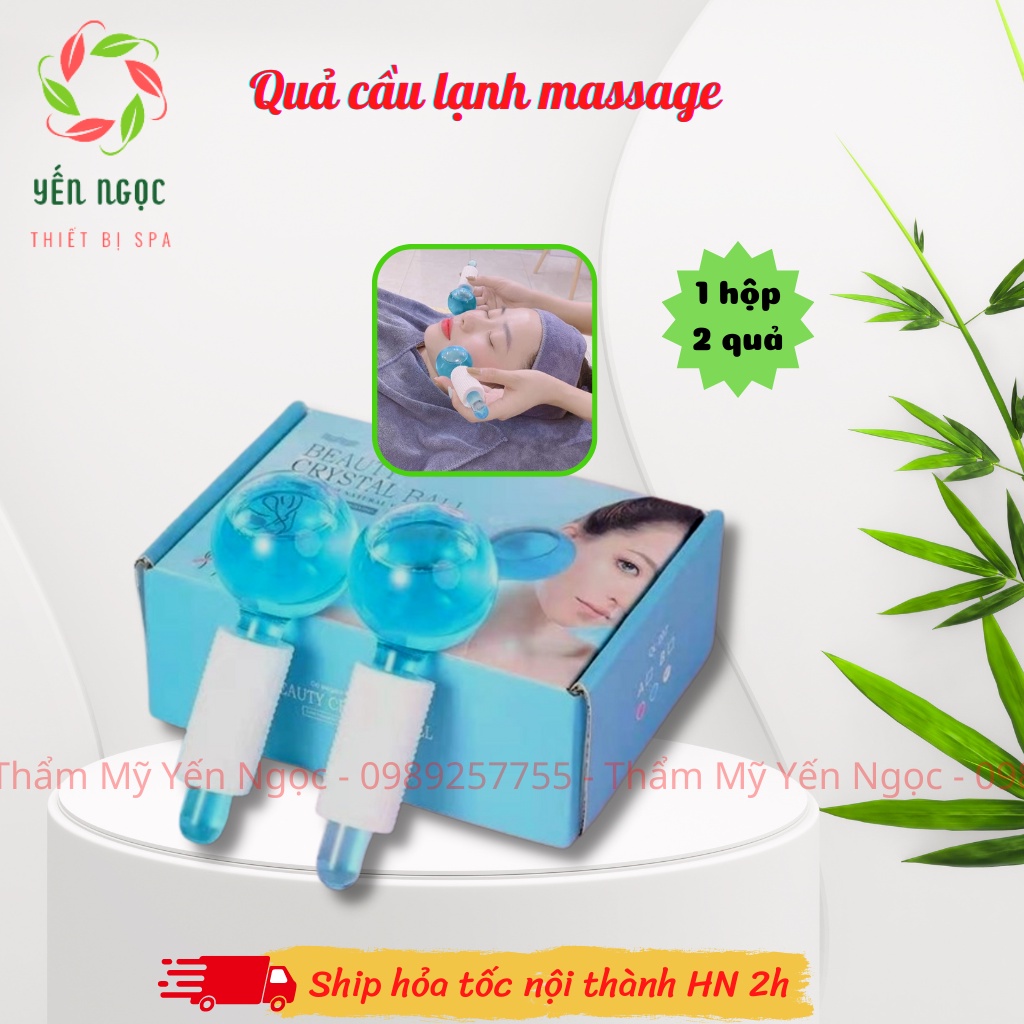 Quả cầu lạnh massage mặt, đẩy tinh chất