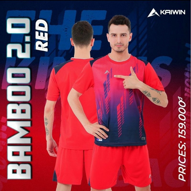 BỘ QUẦN ÁO BÓNG ĐÁ KAIWIN - BAMBOO 2.0