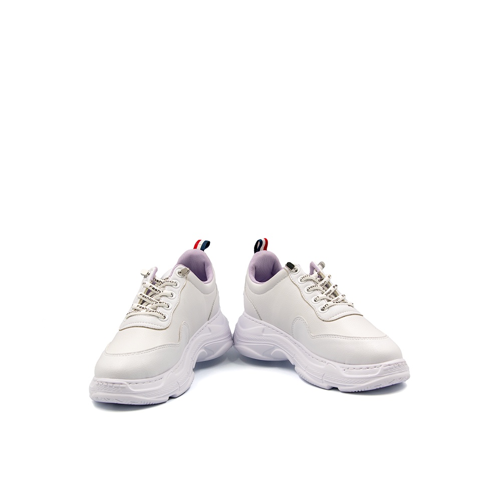 Giày Sneaker Nữ Đế Cao 7cm Da Microfiber Siêu Nhẹ Tomoyo TMW31407