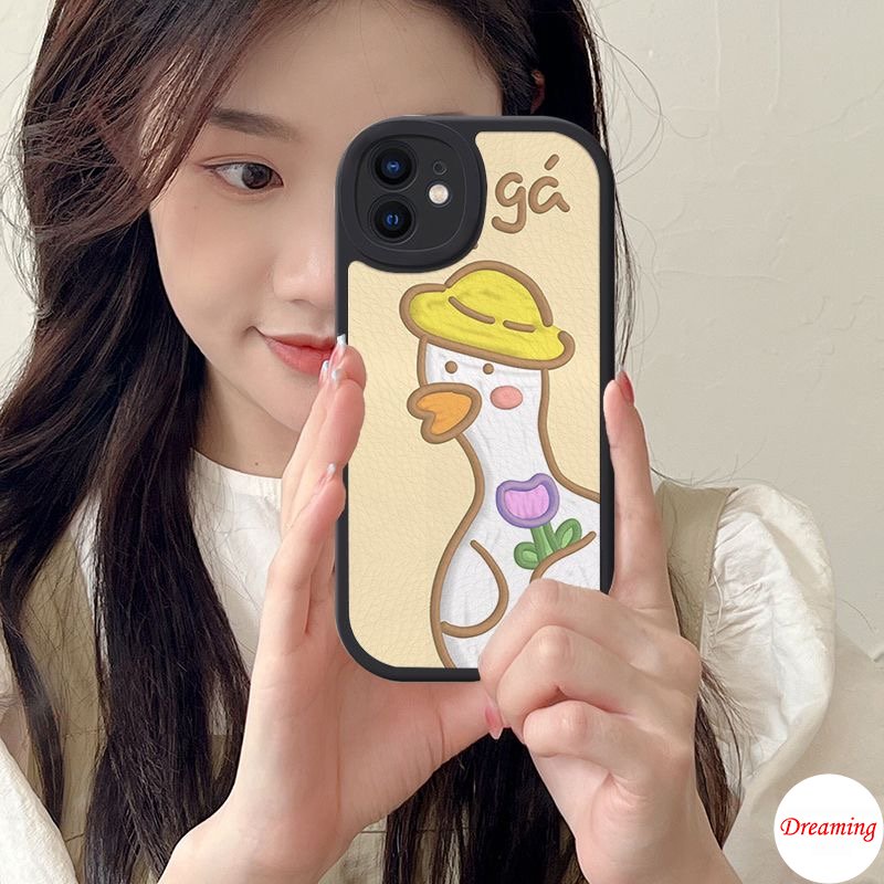 Ốp Điện Thoại Mềm Họa Tiết Hoa Hướng Dương Mắt To Cho iphone 15 14 13 12 11 pro x xr xs max se 2020 6 6s 7 8 plus