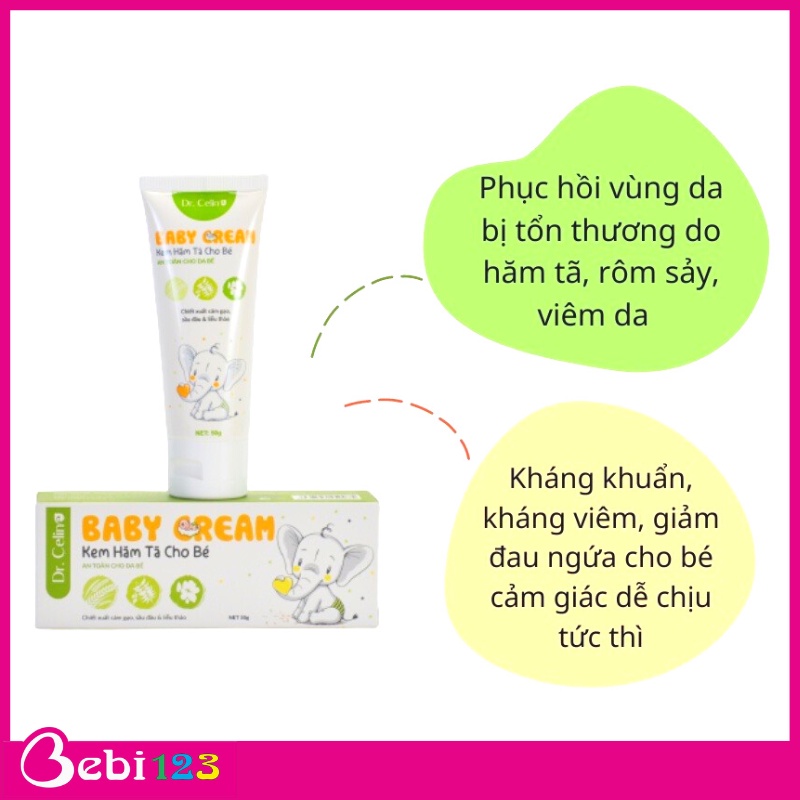 (Dr Celine) Kem bôi chống hăm tã Dr Celine cho bé tuýp 50gram