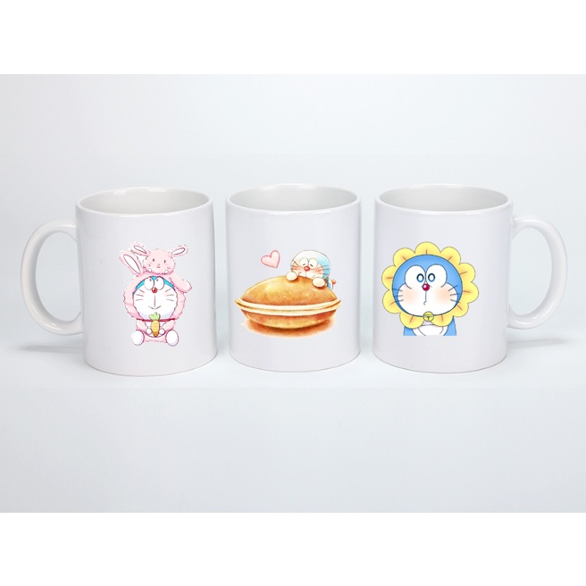 Cốc sứ doremon CSI20a cute dễ thương hoạt hình décor vintage 320ml
