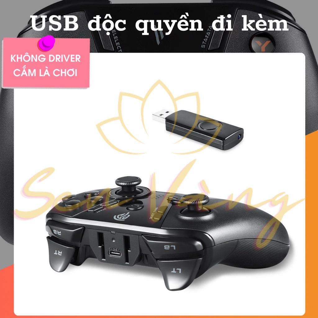 ⚡𝓝𝓔𝓦⚡Tay cầm chơi game fo4, nintendo switch, Tay cầm EASY SMX 9110 cao cấp không dây kết nối ps2,ps3,ps4,ps5