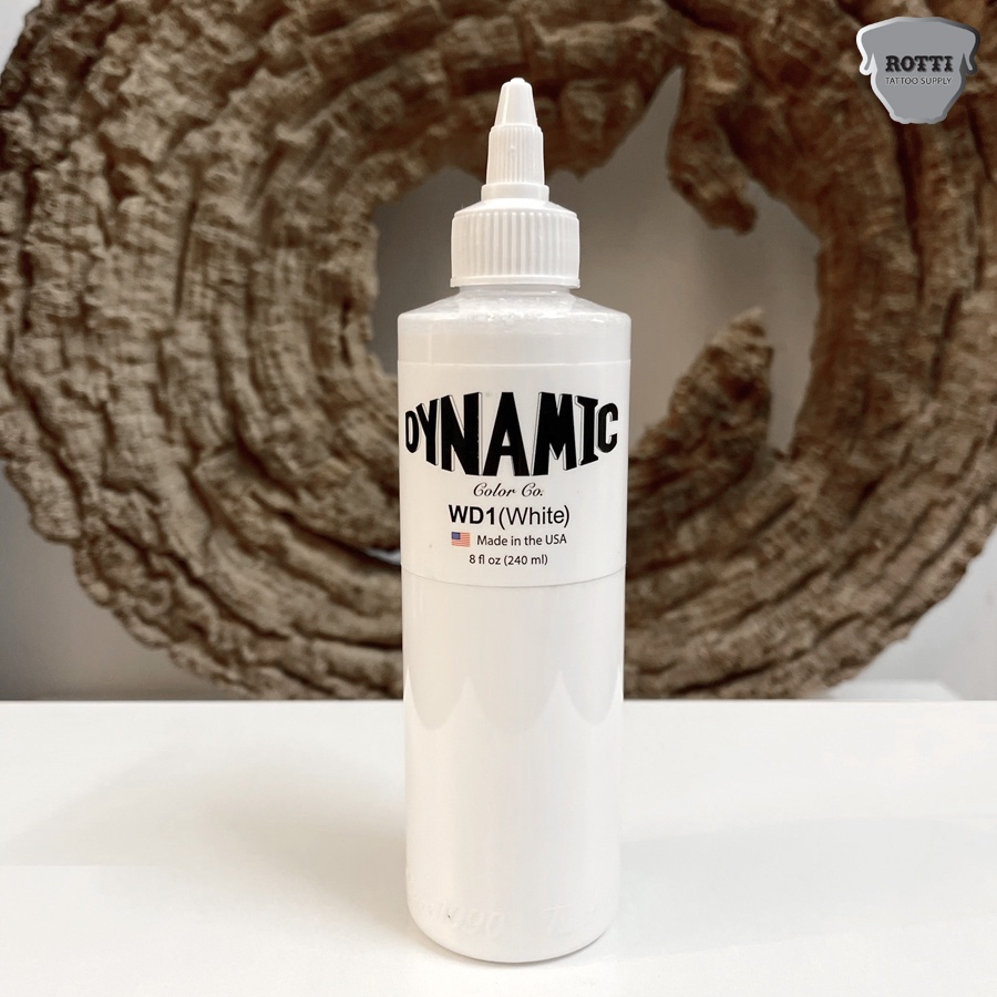 Dynamic White WD1 8oz | Mực trắng Dynamic chính hãng